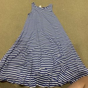 Blue and white Old Navy stripped Dress. Size: XS